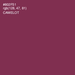#802F51 - Camelot Color Image