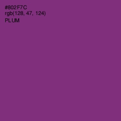 #802F7C - Plum Color Image