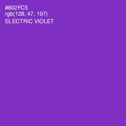 #802FC5 - Electric Violet Color Image