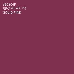 #80304F - Solid Pink Color Image