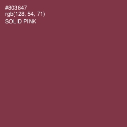 #803647 - Solid Pink Color Image