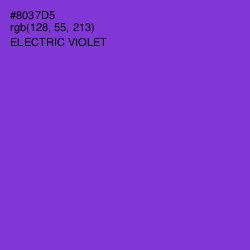 #8037D5 - Electric Violet Color Image