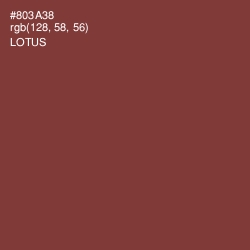 #803A38 - Lotus Color Image