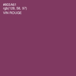 #803A61 - Vin Rouge Color Image