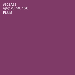 #803A68 - Plum Color Image