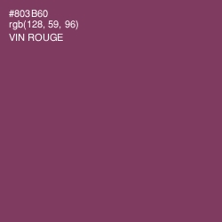 #803B60 - Vin Rouge Color Image