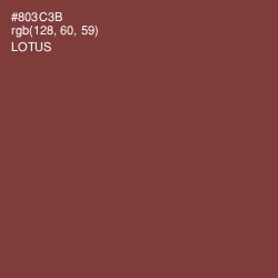 #803C3B - Lotus Color Image