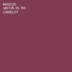 #803C50 - Camelot Color Image