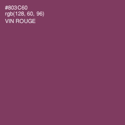 #803C60 - Vin Rouge Color Image