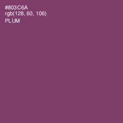 #803C6A - Plum Color Image