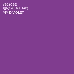 #803C8E - Vivid Violet Color Image