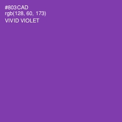 #803CAD - Vivid Violet Color Image