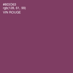 #803D63 - Vin Rouge Color Image