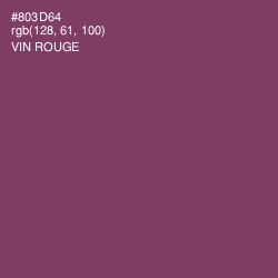 #803D64 - Vin Rouge Color Image