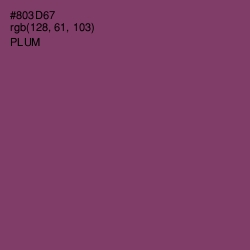 #803D67 - Plum Color Image