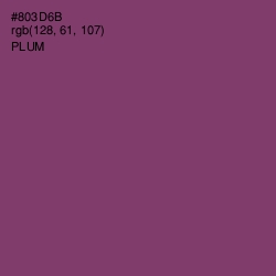 #803D6B - Plum Color Image