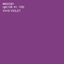 #803D81 - Vivid Violet Color Image