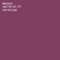 #803E61 - Vin Rouge Color Image