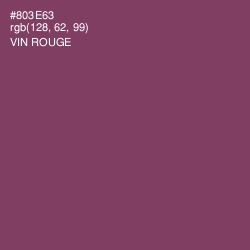 #803E63 - Vin Rouge Color Image