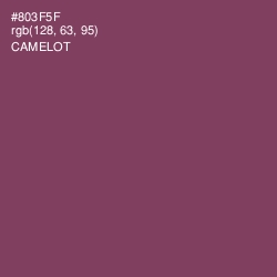 #803F5F - Camelot Color Image