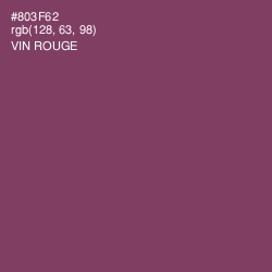 #803F62 - Vin Rouge Color Image