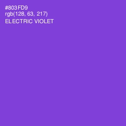 #803FD9 - Electric Violet Color Image