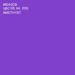 #8040CB - Amethyst Color Image