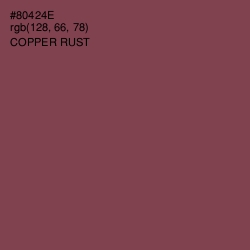 #80424E - Copper Rust Color Image