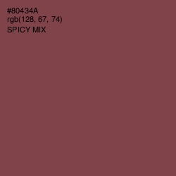 #80434A - Spicy Mix Color Image