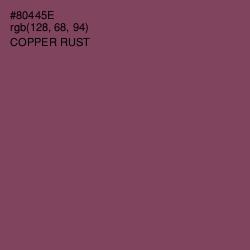 #80445E - Copper Rust Color Image