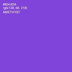 #8044DA - Amethyst Color Image