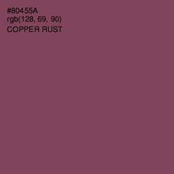 #80455A - Copper Rust Color Image