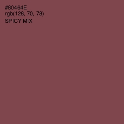 #80464E - Spicy Mix Color Image