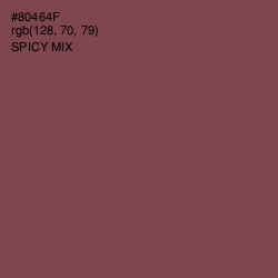 #80464F - Spicy Mix Color Image