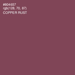 #804657 - Copper Rust Color Image