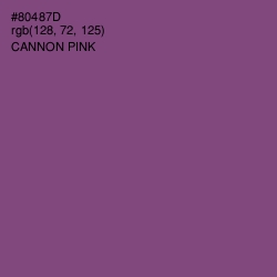 #80487D - Cannon Pink Color Image