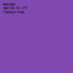 #8048B1 - Trendy Pink Color Image