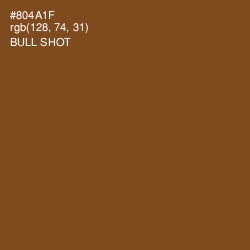 #804A1F - Bull Shot Color Image