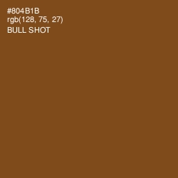 #804B1B - Bull Shot Color Image