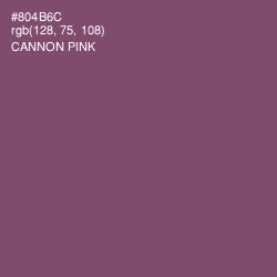 #804B6C - Cannon Pink Color Image