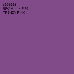 #804B88 - Trendy Pink Color Image