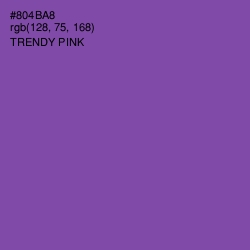 #804BA8 - Trendy Pink Color Image