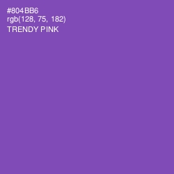 #804BB6 - Trendy Pink Color Image