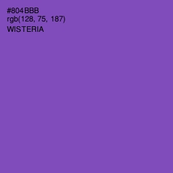 #804BBB - Wisteria Color Image