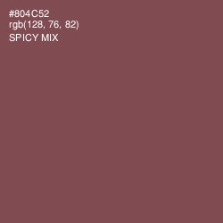 #804C52 - Spicy Mix Color Image