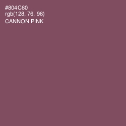 #804C60 - Cannon Pink Color Image