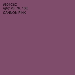 #804C6C - Cannon Pink Color Image