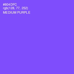#804DFC - Medium Purple Color Image