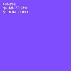 #804DFE - Medium Purple Color Image