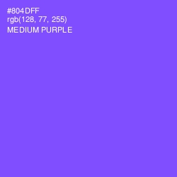 #804DFF - Medium Purple Color Image